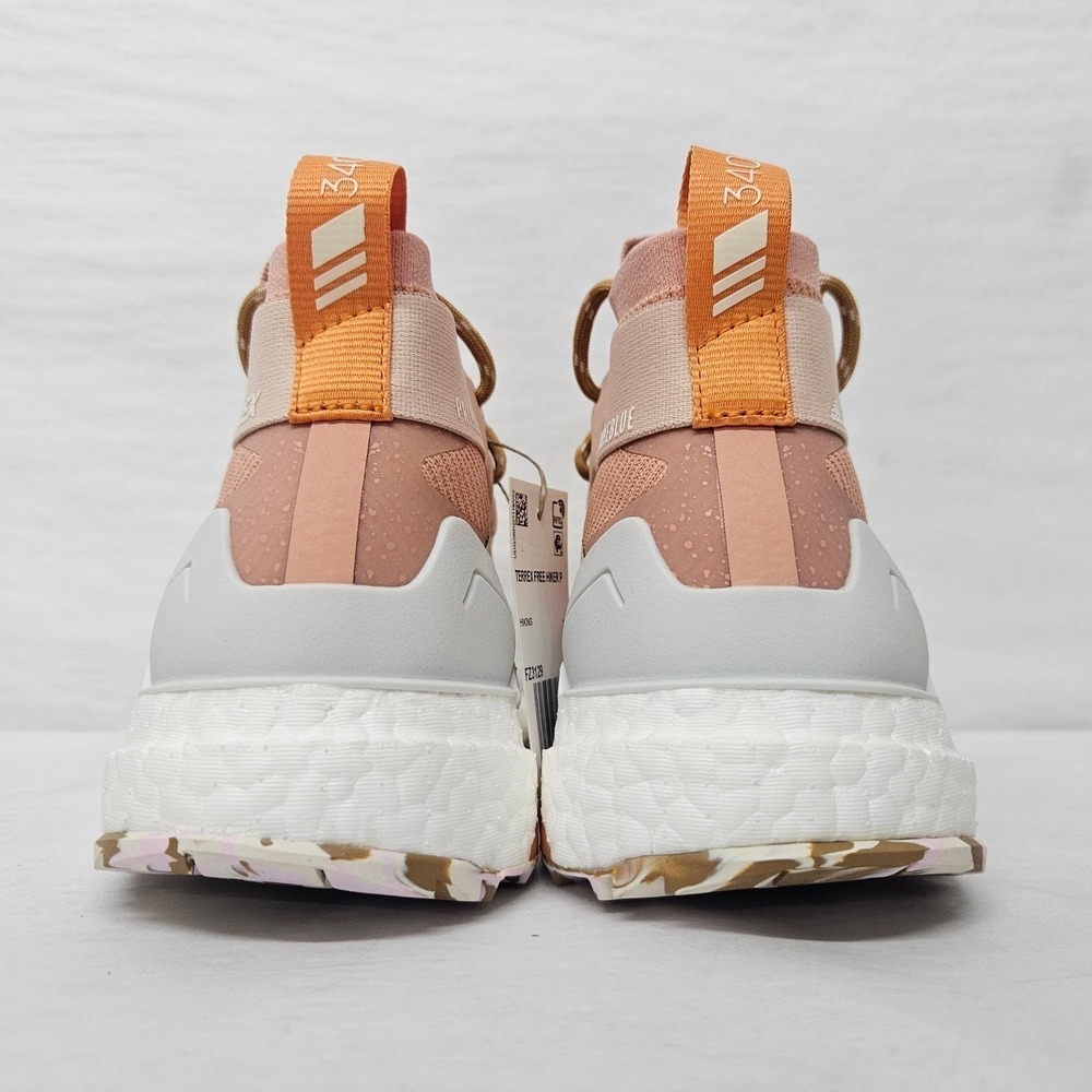 Adidas Terrex Free Hiker Primeblue Hiking Shoes FZ3129 Pink Tan Women's Size 8.5 - Picture 6 of 10